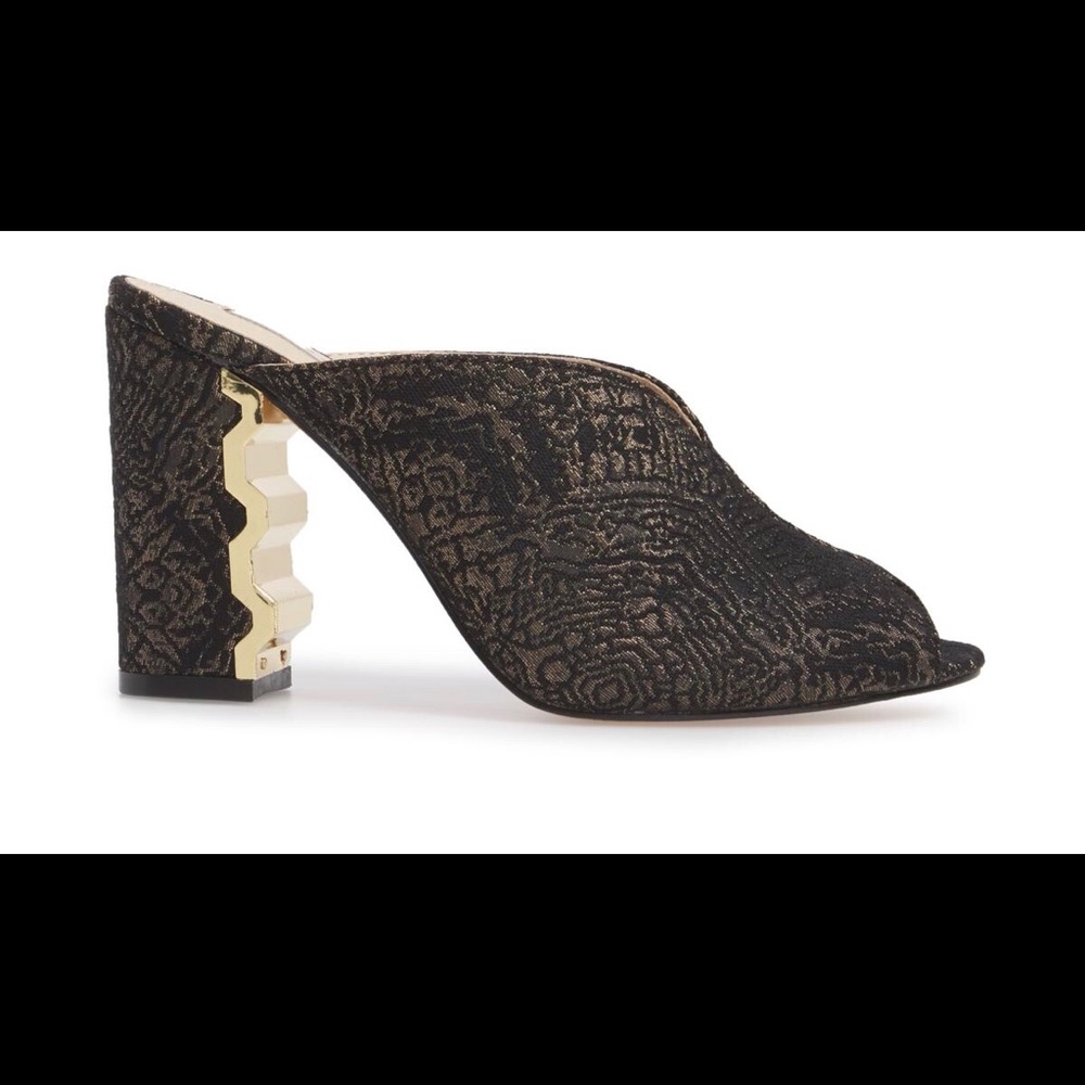 Louise et Cie Lo-Korella Brocade Mules